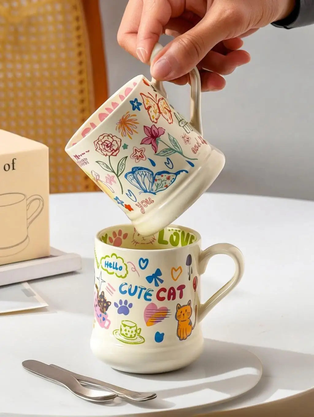 Cozy Mug - Pink or Green
